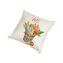 Custom print Farmhouse linen cotton Throw Pillow Covers for sofa